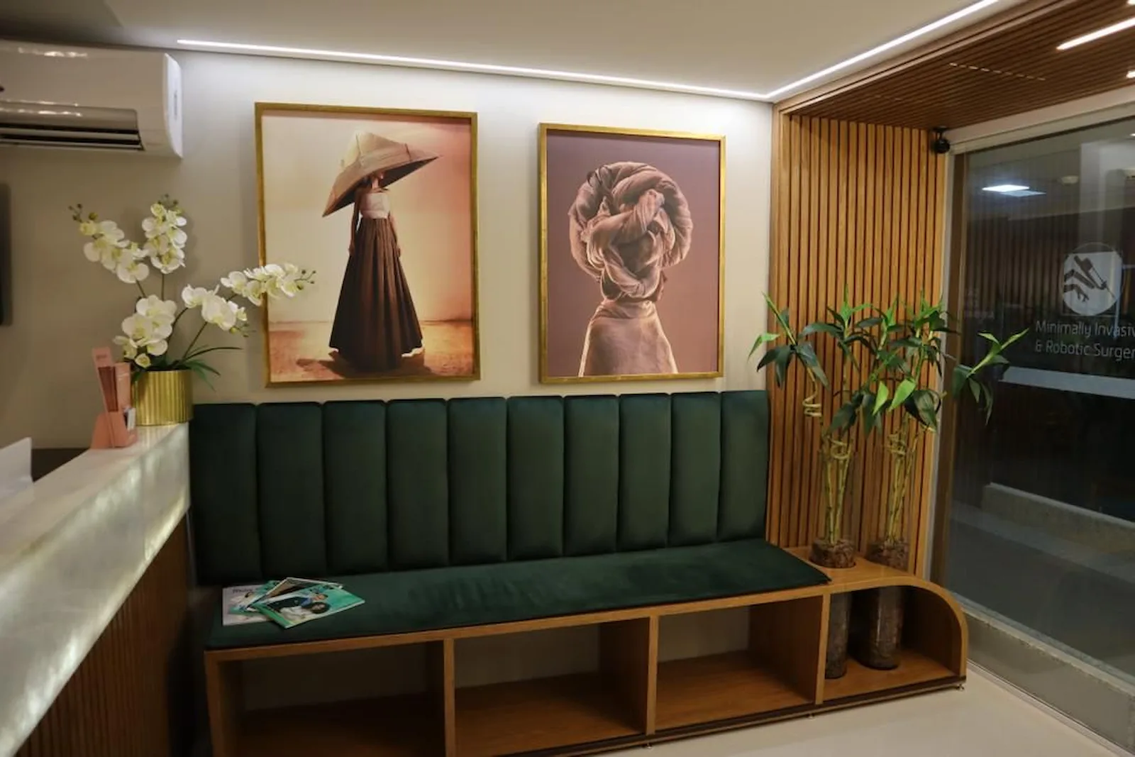 Recepção do Instituto UNNA em Goiânia